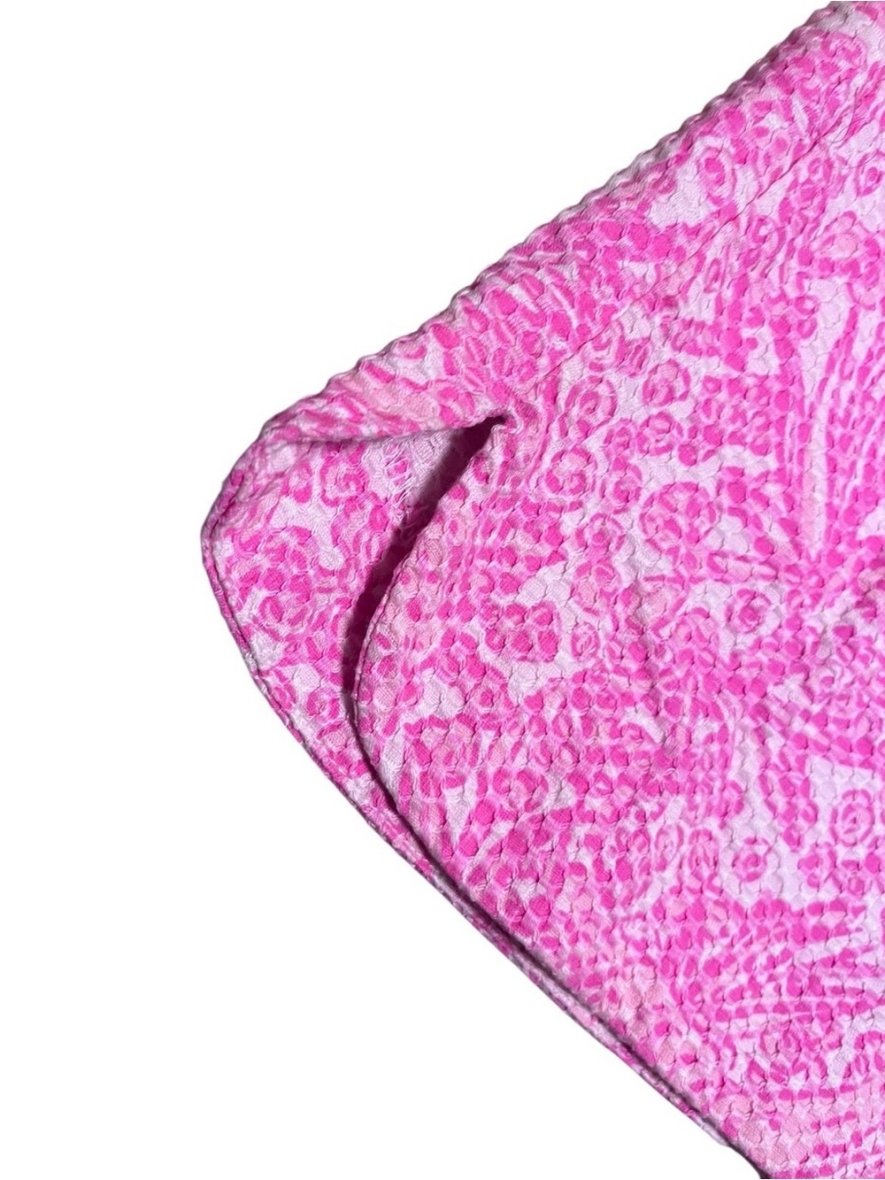 Lilly Pulitzer x Target See Ya Later Shift Dress Pink White Lace Trim Mini S 6 - Picture 7 of 8